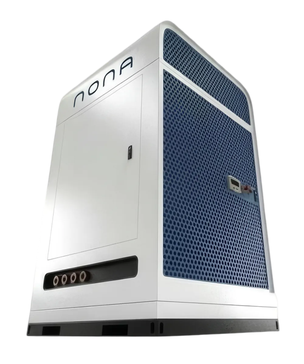 Nona RECOVER industrial cooling water recovery unit, studio render